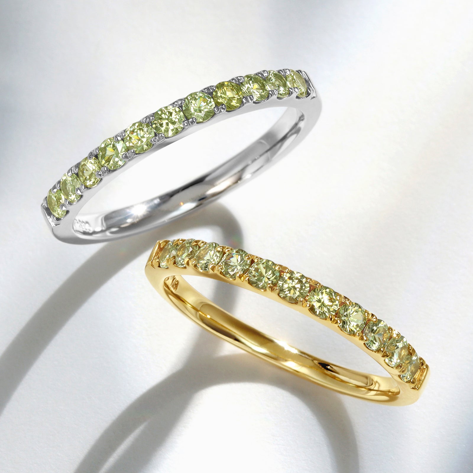 デマントイドガーネット(マダガスカル産) K18/PTリング・エマ