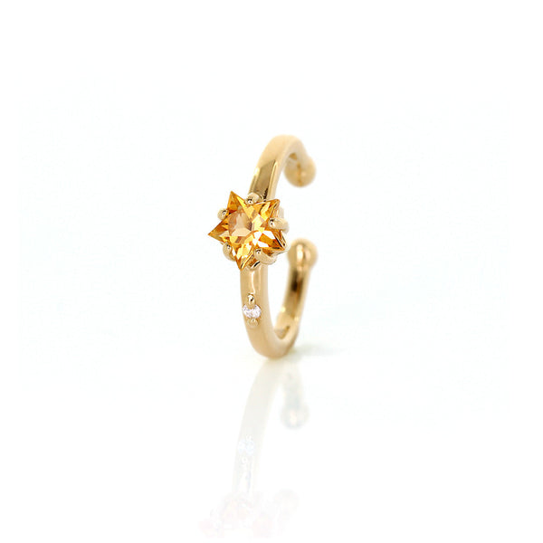 大人気!! 4℃ K10 アクアゴールド ジュエリー イヤーカフ/片耳用 K10 4℃アクアゴールド/シルバー イヤリング | 112346153804