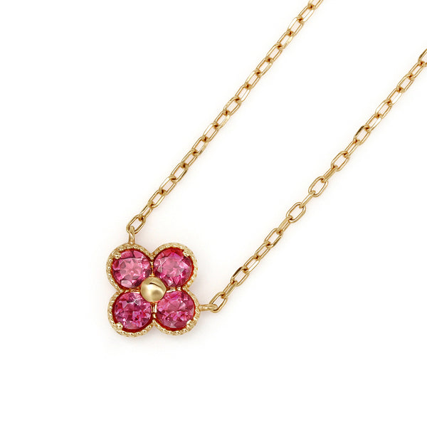 ピンク、レッド、ルベライトと、マルチカラートルマリンのネックレス 楽天市場】ルベライト 3.86ct ネックレス PT900 PT850 プラチナ