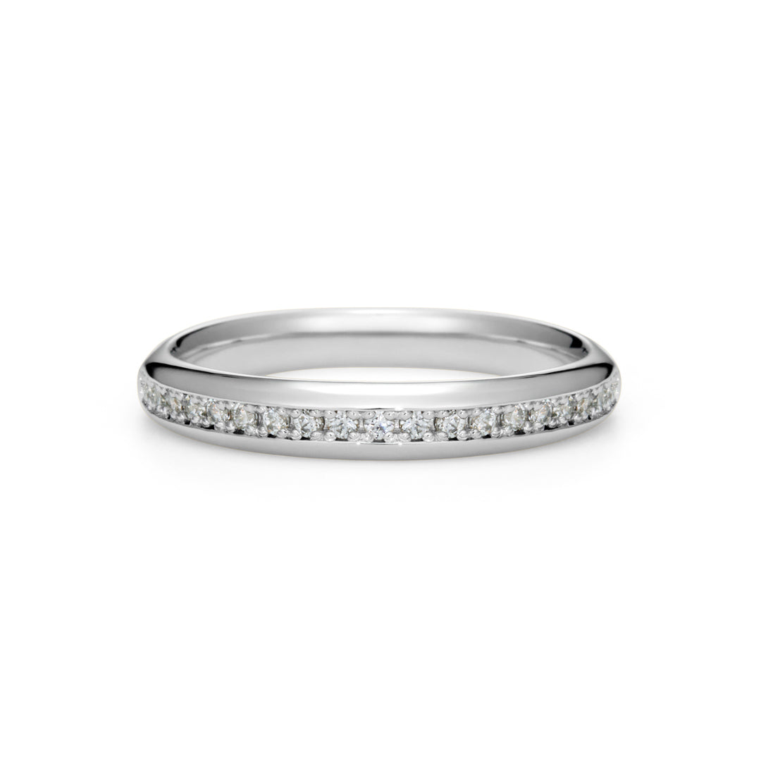 ダイヤモンド K18/PTリング・レテルニテ