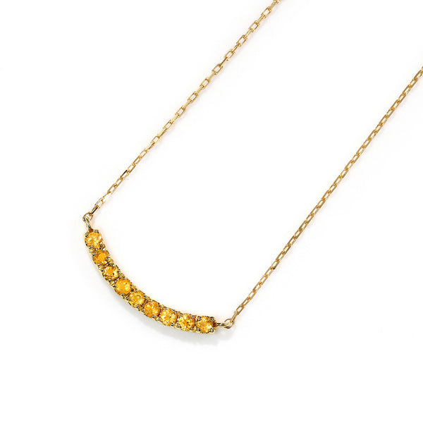 4℃ ネックレス シトリン K18 K18シトリンネックレス