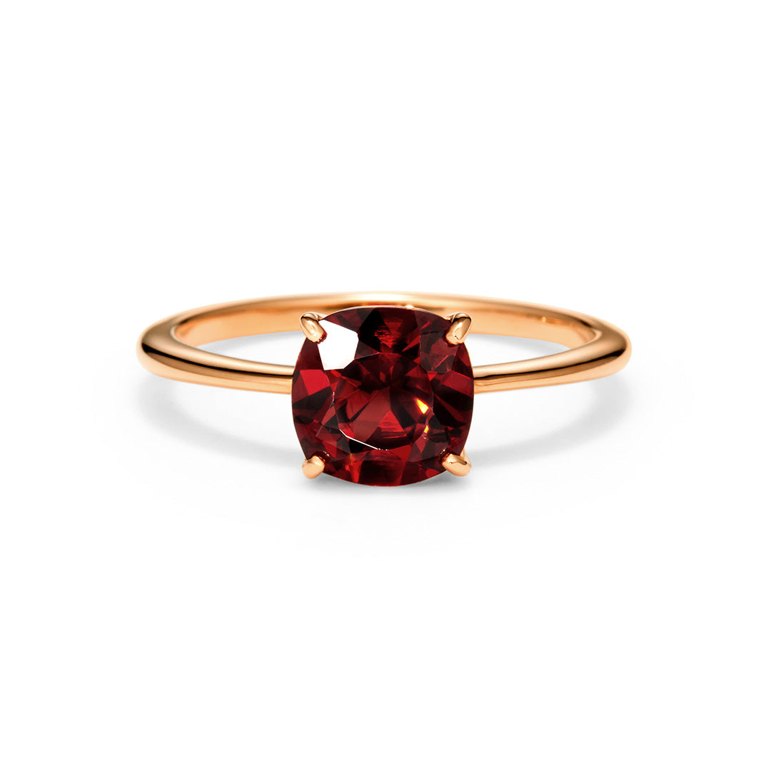 ガーネット  K10/K18/PTリング・セラム