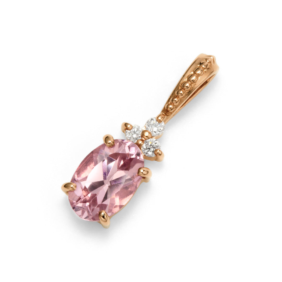 ビズー公式】シャンパンガーネット×ダイヤモンド K10/K18/PT