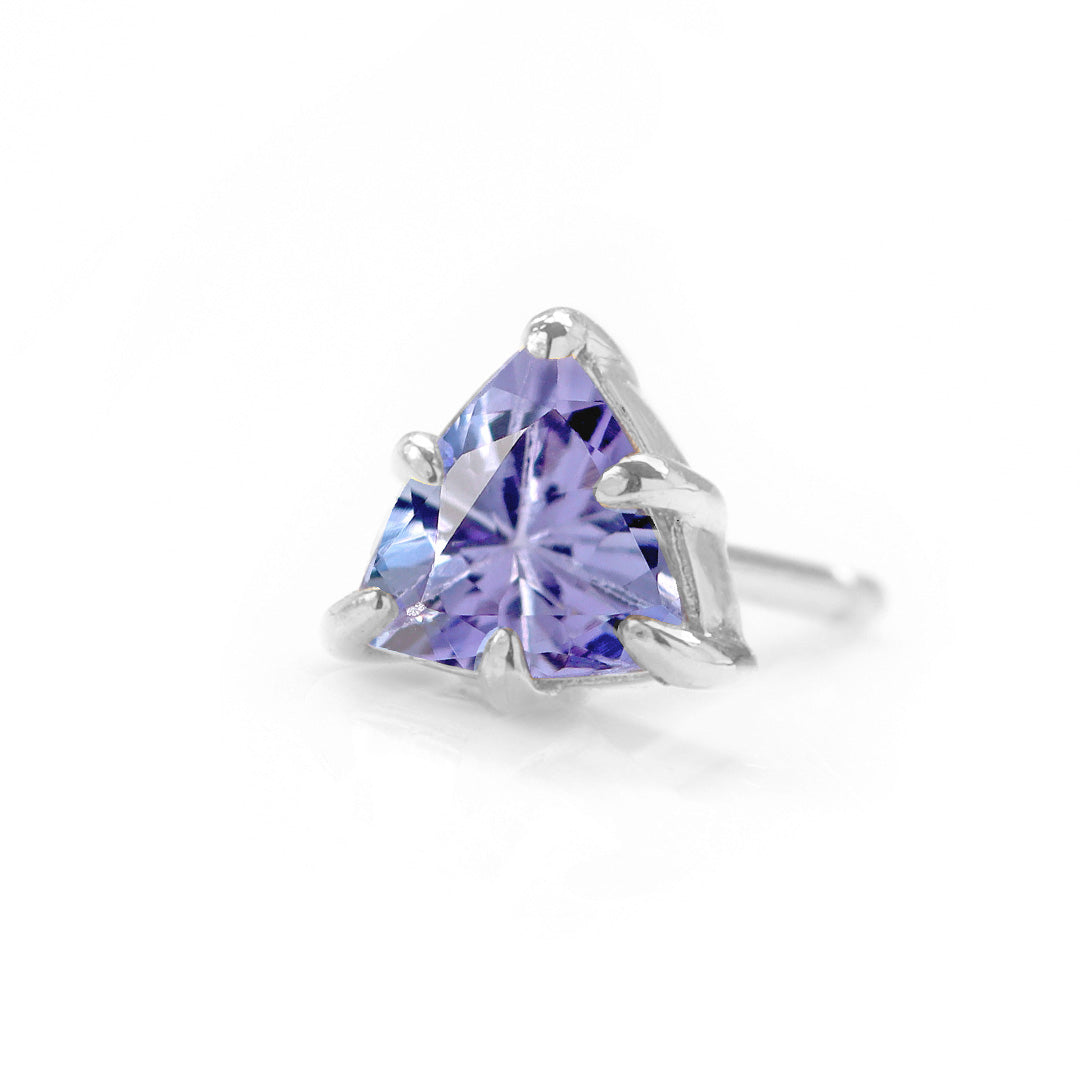 ビズー公式】タンザナイトK18(18金) PT ピアス(片耳) アミーユ | 希少