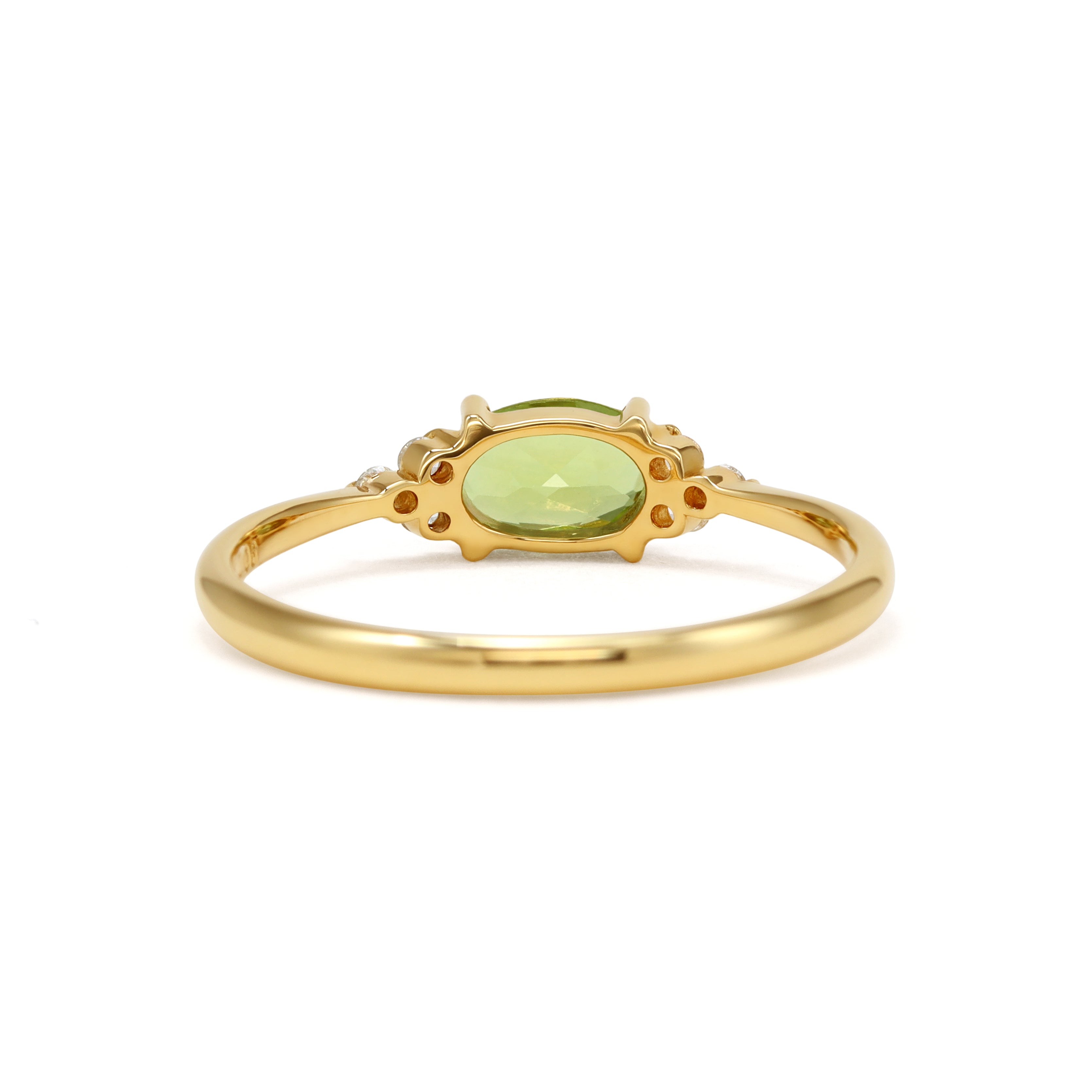 ペリドット×ダイヤモンド K10/K18/PTリング・フラヴィ