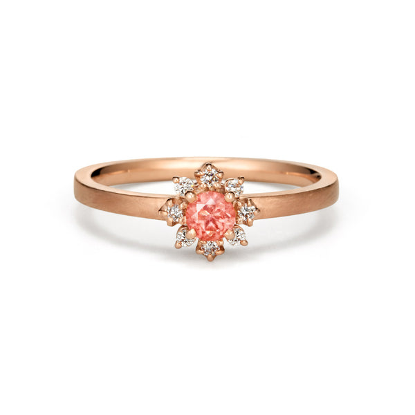 店舗限定】ロードクロサイト×ダイヤモンド K18リング・フルリッテ