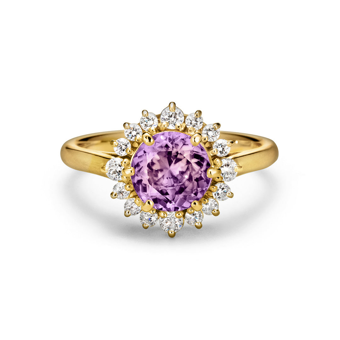 【GINZA SIX店限定】7カラーストーン×ダイヤ K18/PTリング・フロレゾン