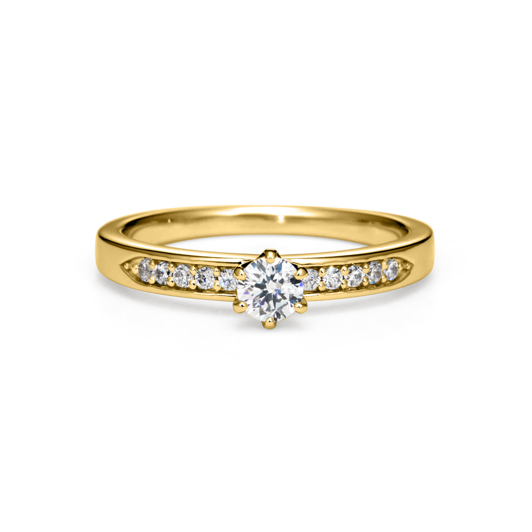 ダイヤモンド K18/PTリング・エタニティ