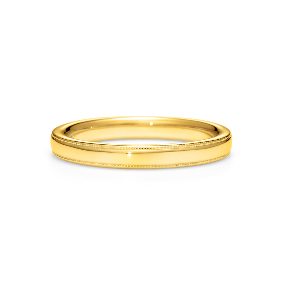 ビズー公式】結婚指輪 マリッジ ミルグレイン Pt900 K18 YG PG