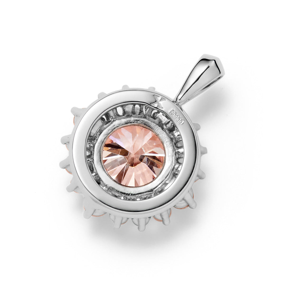 ピンクダイヤモンド(ラボグロウン)  K18/PT ペンダントトップ・フロレゾン