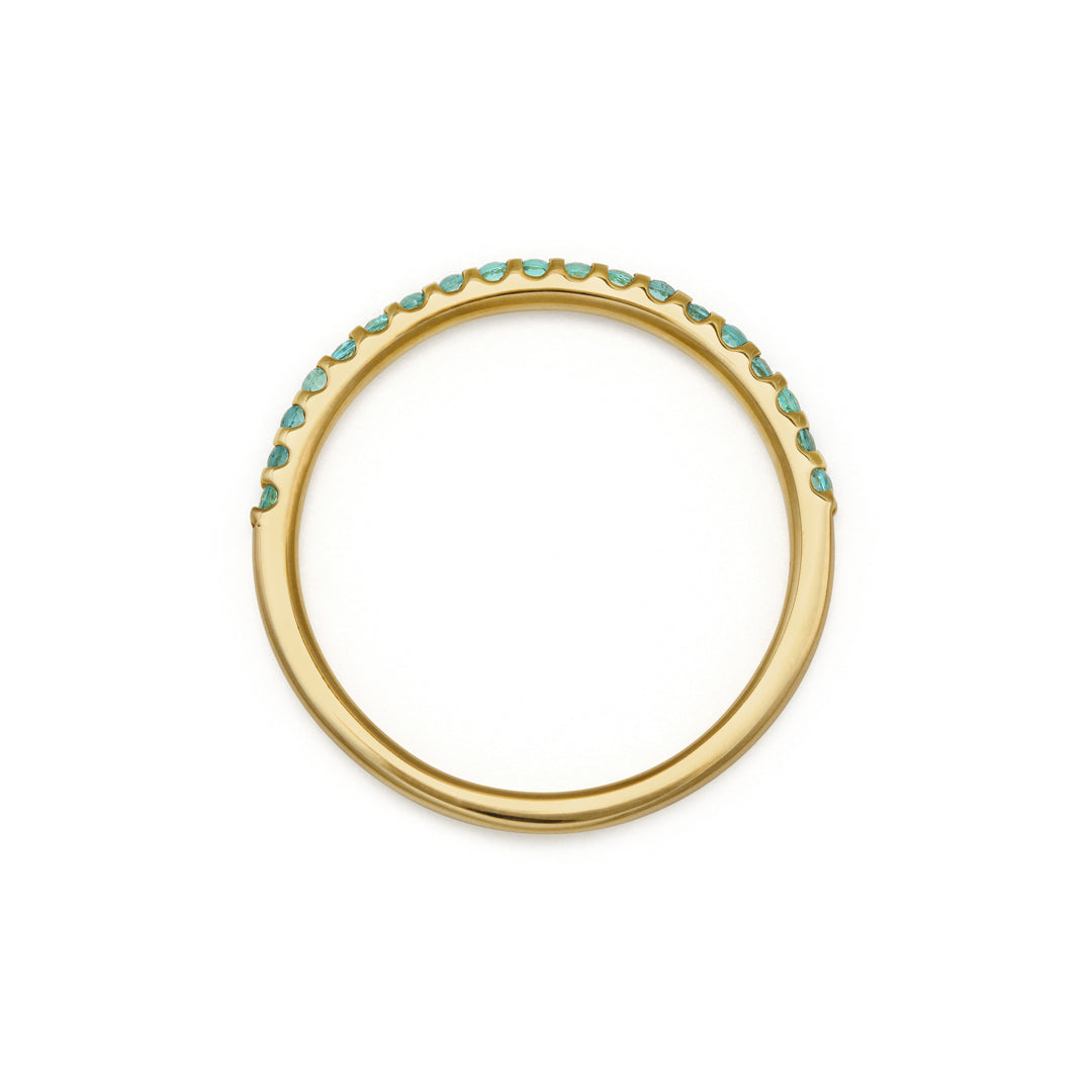 パライバトルマリン K18/PTリング・ベル