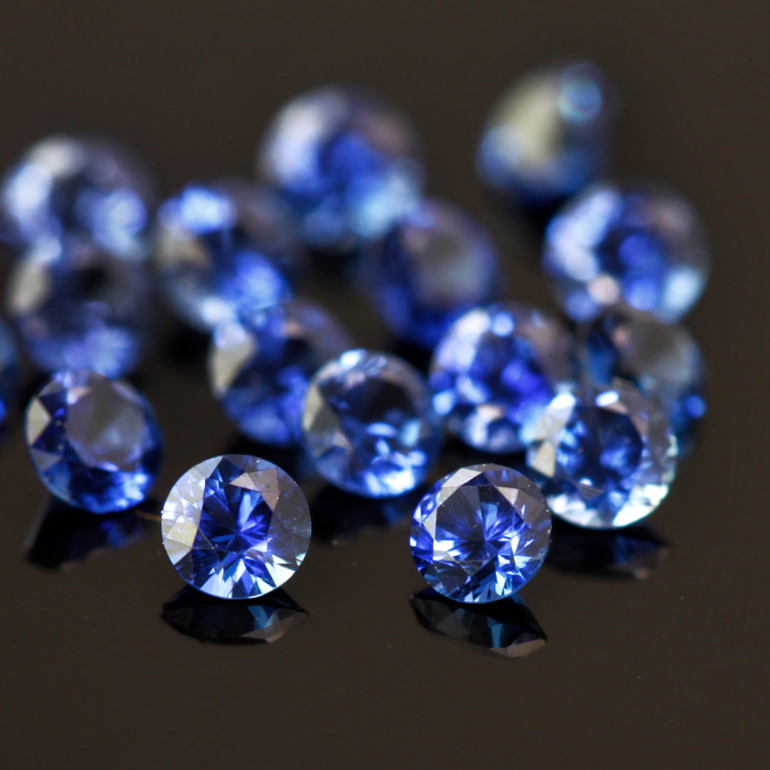 ブルーサファイア K18/PTリング・エマ