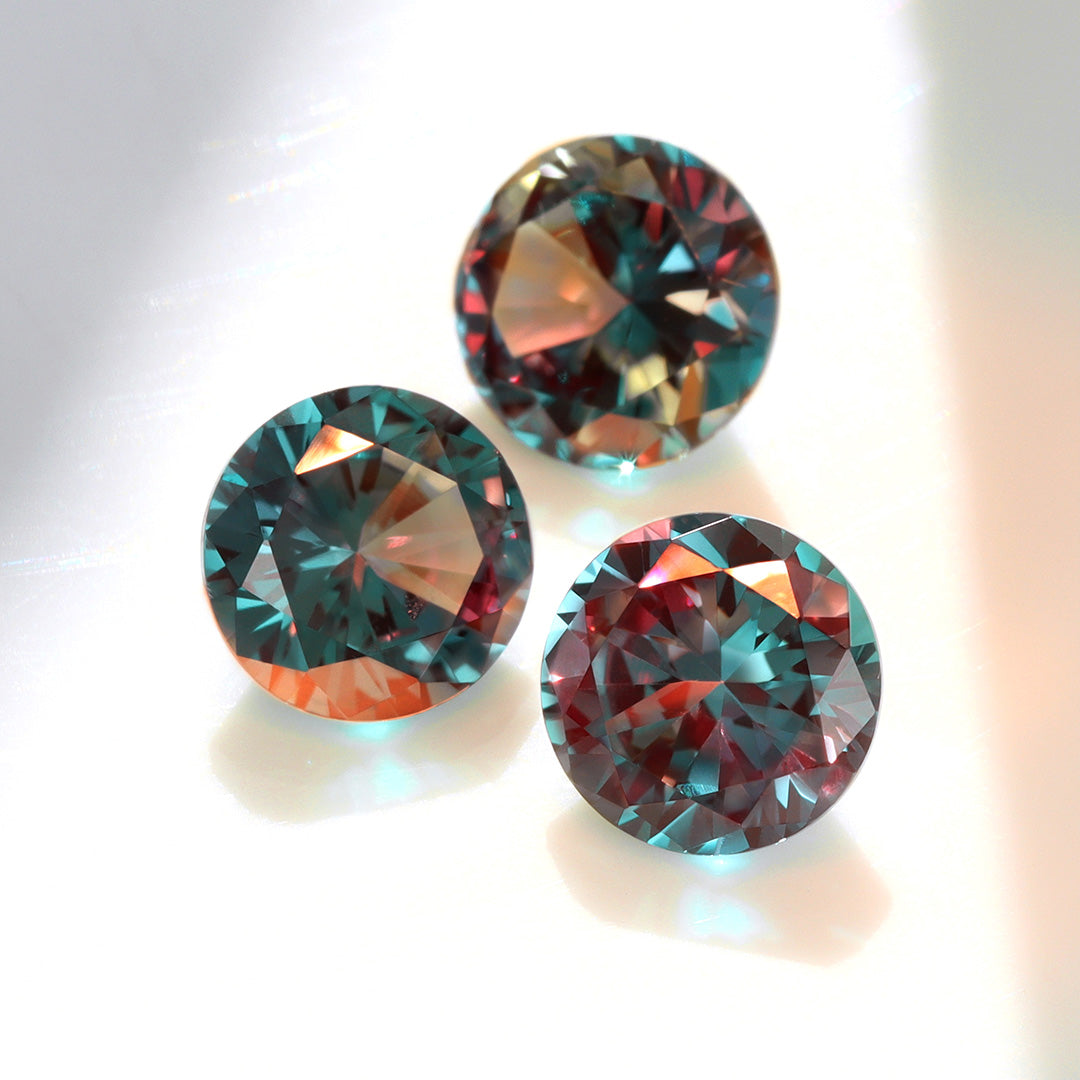 【即日発送】アレキサンドライト(ラボグロウン) K18/PTペンダントトップ・ルミリエム