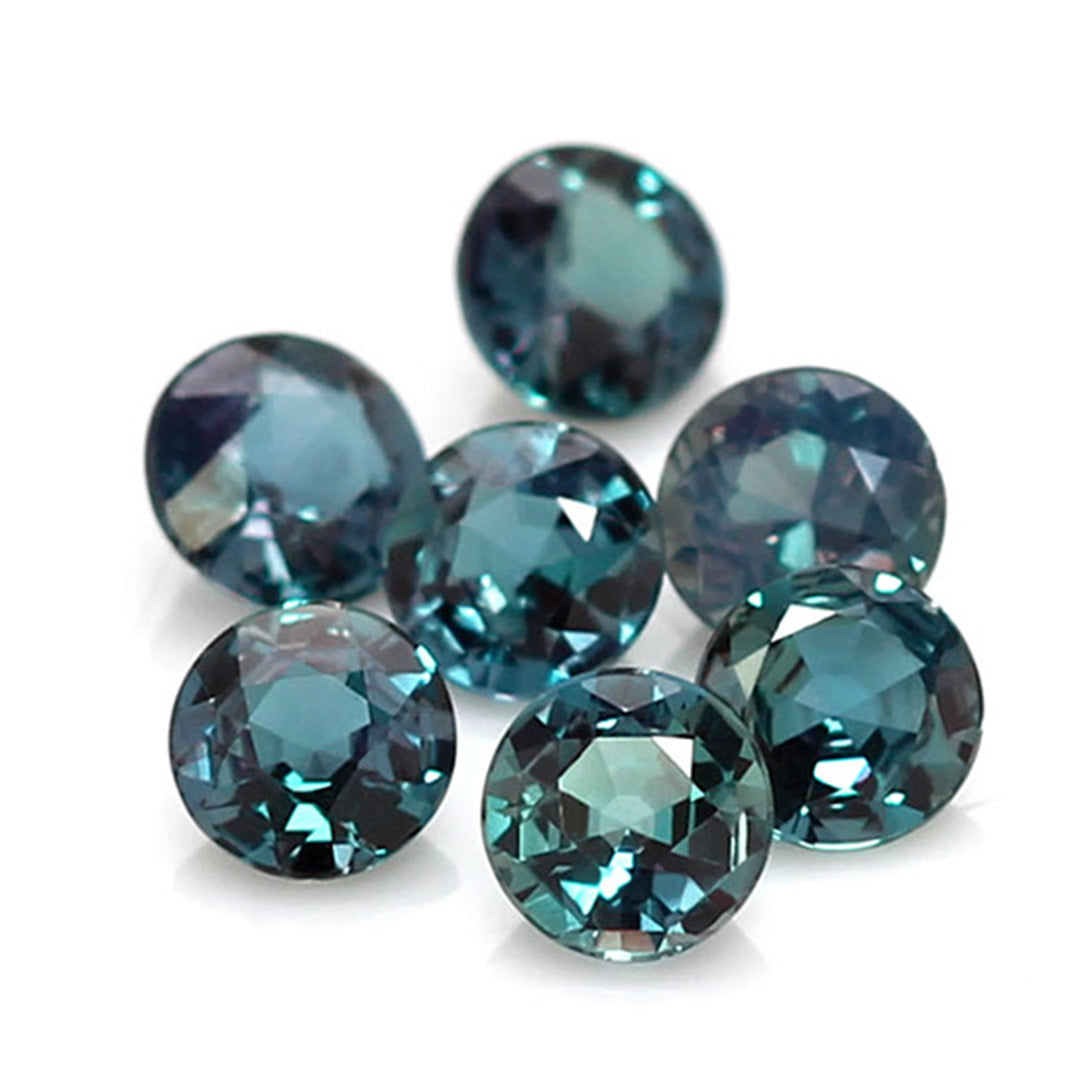 ベキリーブルーガーネット×アレキサンドライト K18/PTリング・グラース