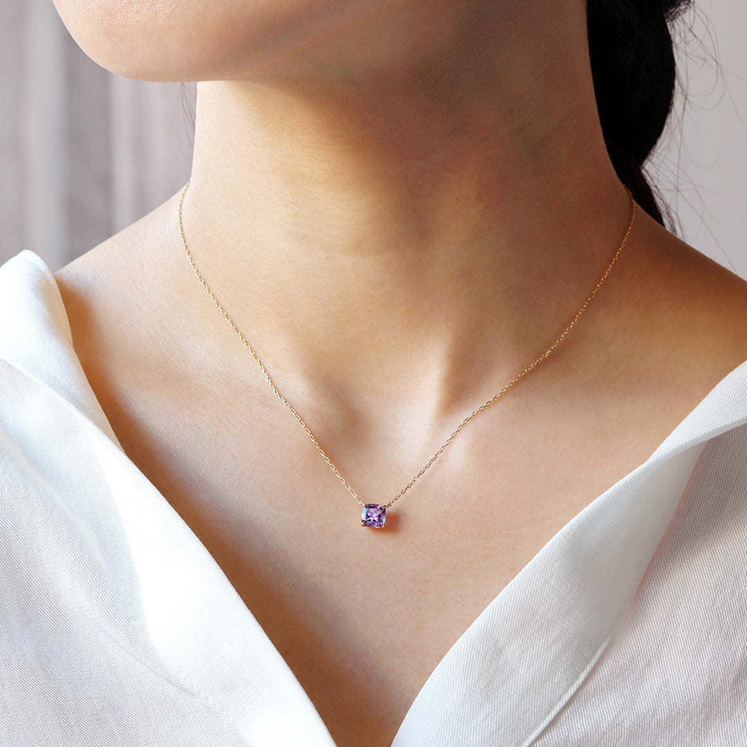 4℃ K18 アメジスト ネックレス 4℃ - 4℃ K18アメジストネックレスの通販 by nataro'shop