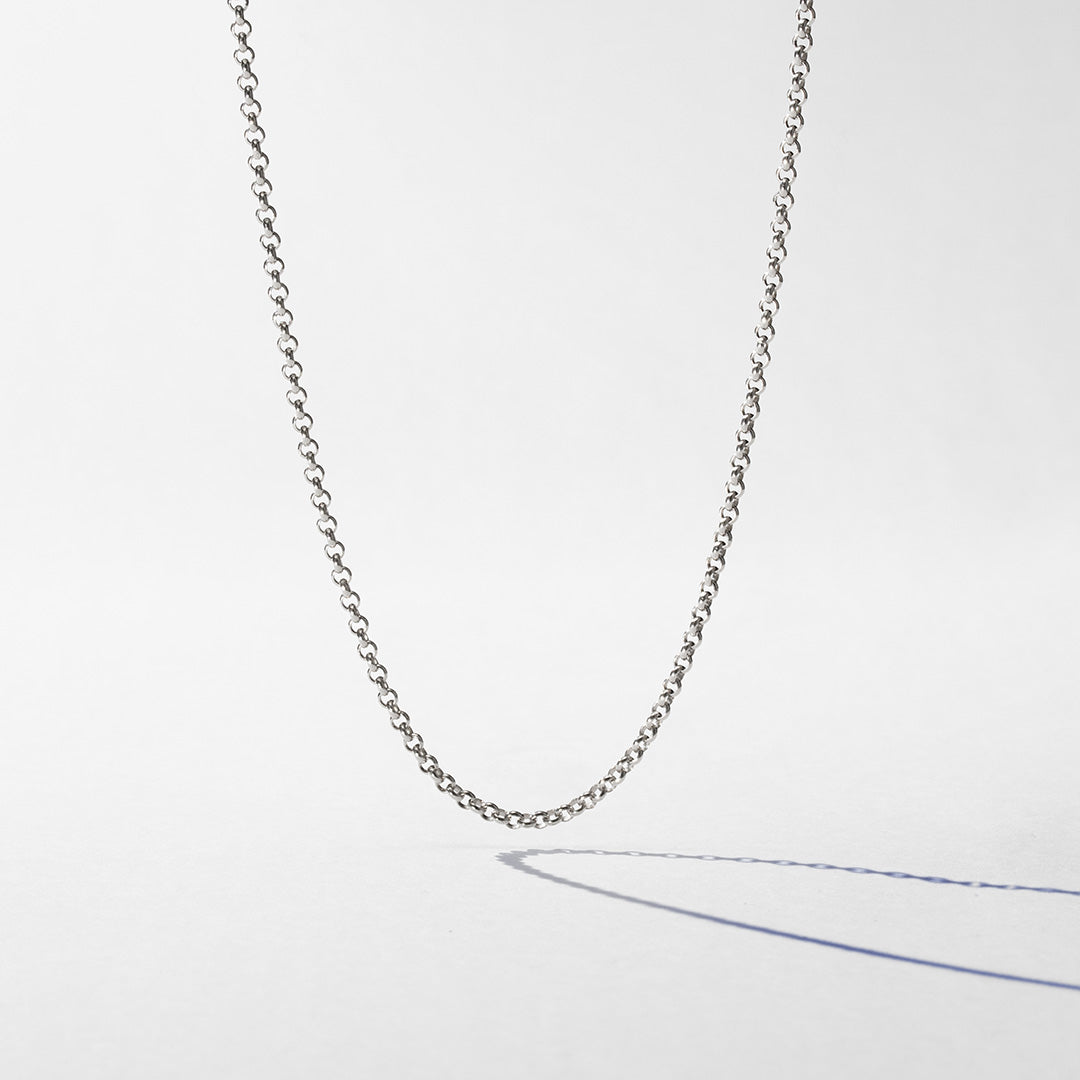 【即日発送】SV925 チェーンネックレス50㎝・ロロ