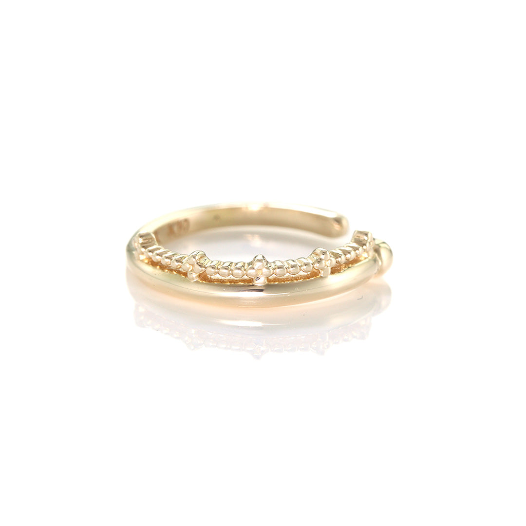 【在庫限り・即日発送】K10イヤーカフ(片耳)・デルニー