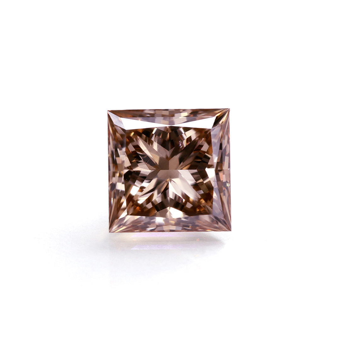 ブラウンダイヤモンド(0.433ct/Fancy Light Brown/VS-1)・カスタムメイドジュエリー