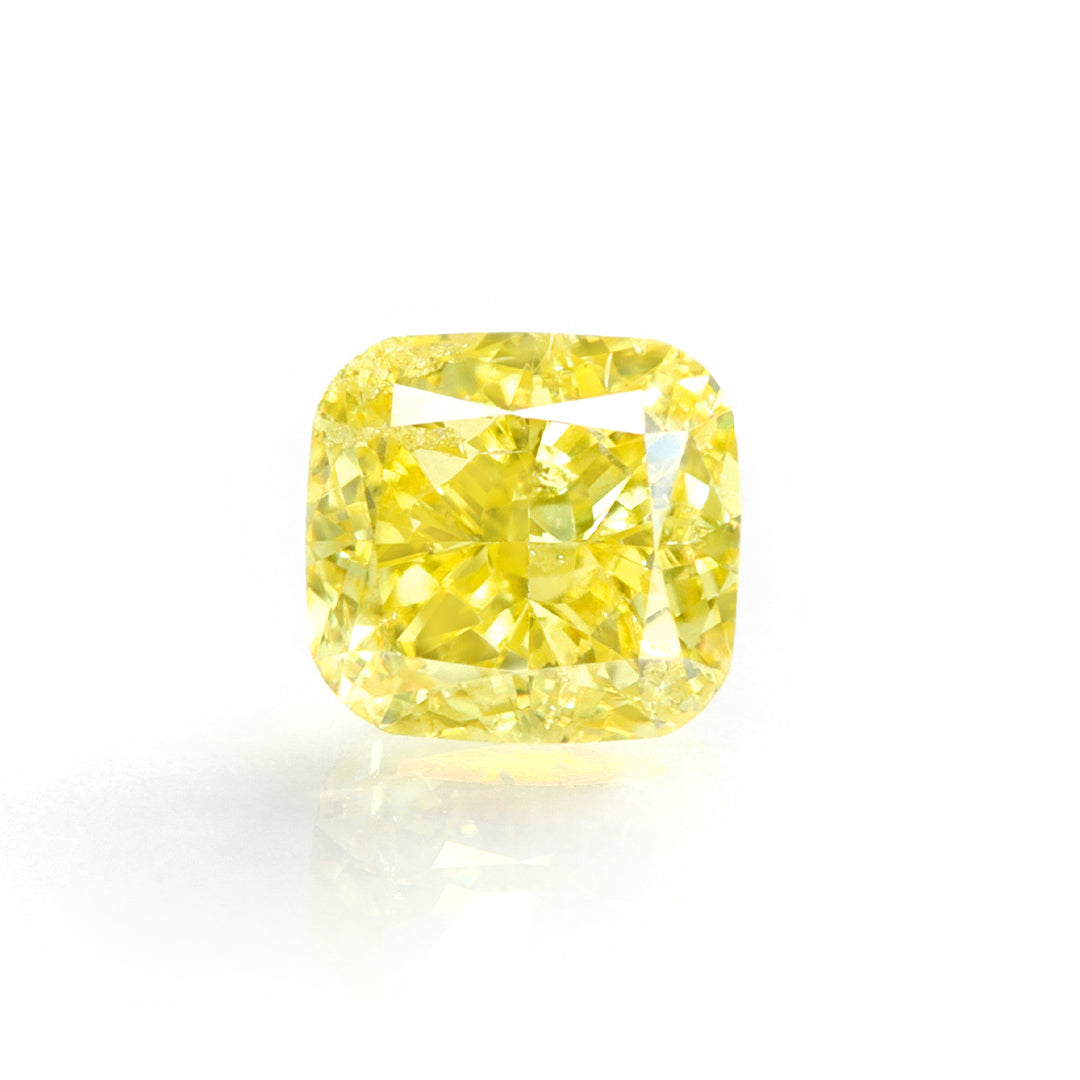 イエローダイヤモンド(0.265ct/Fancy Intense Yellow/I-1)・カスタムメイドジュエリー