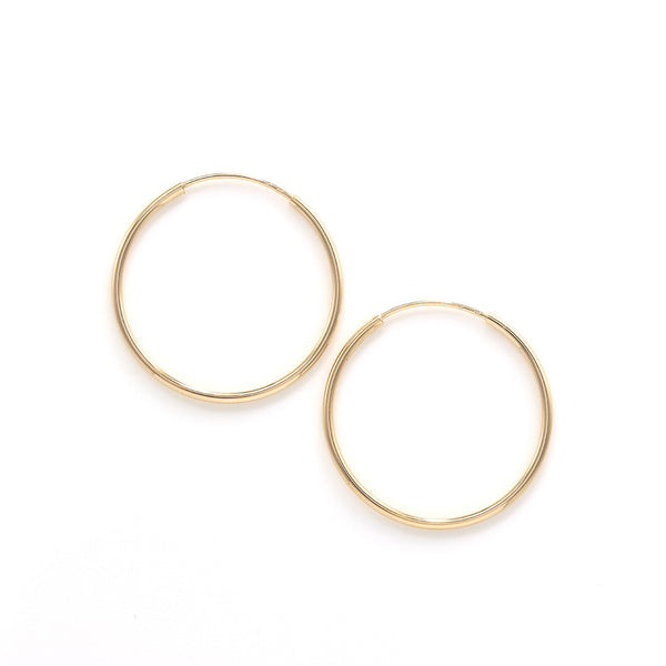 希少スフェーンのフープピアス(´˘`＊) ビズー公式】【即日発送】K10フープピアス・セロン(20mm) | 希少石