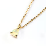 オパール(エチオピア産) K18ネックレス・ポアール