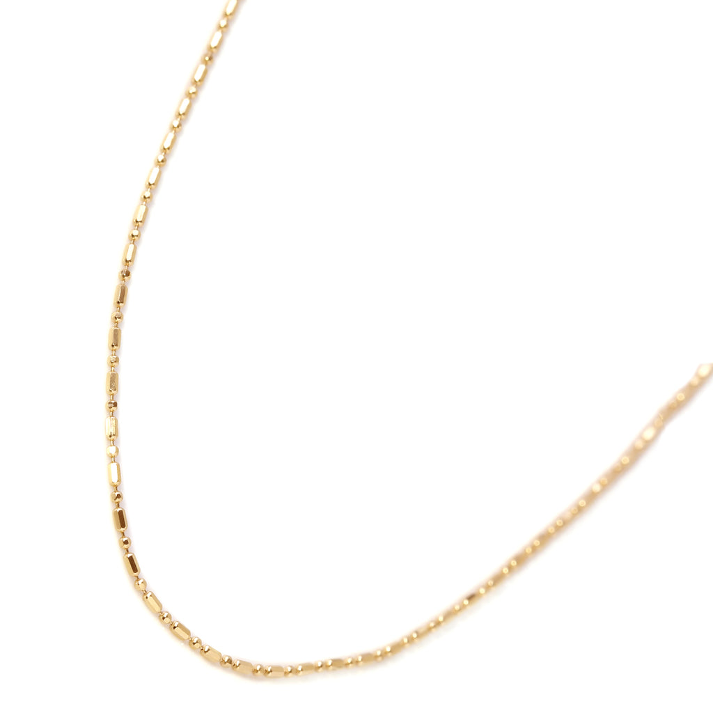 18金ゴールドのネックレス45 cm1069 - ネックレス