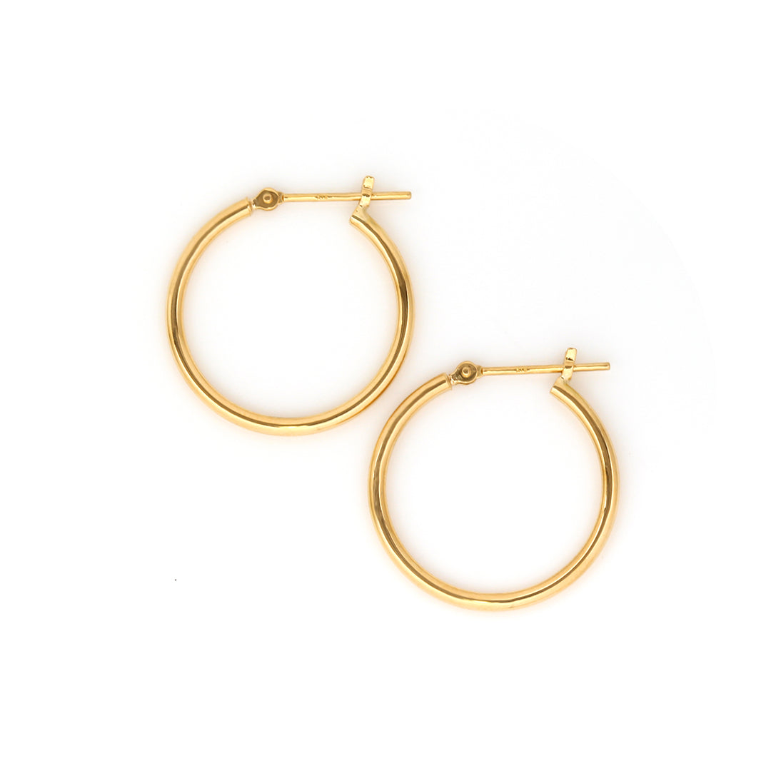 【在庫限り・即日発送】K18/PTピアス・アリア(20mm)