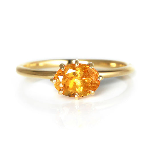 マンダリンガーネット K10/K18/PTリング・セパージュ