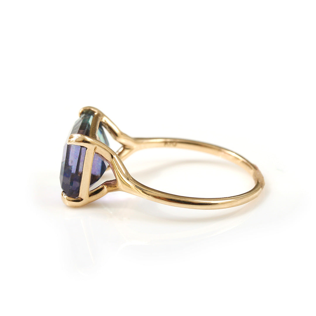 在庫限り・即日発送】レインボーフローライト K10リング・ファシネ