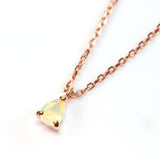 オパール(エチオピア産) K18ネックレス・ポアール