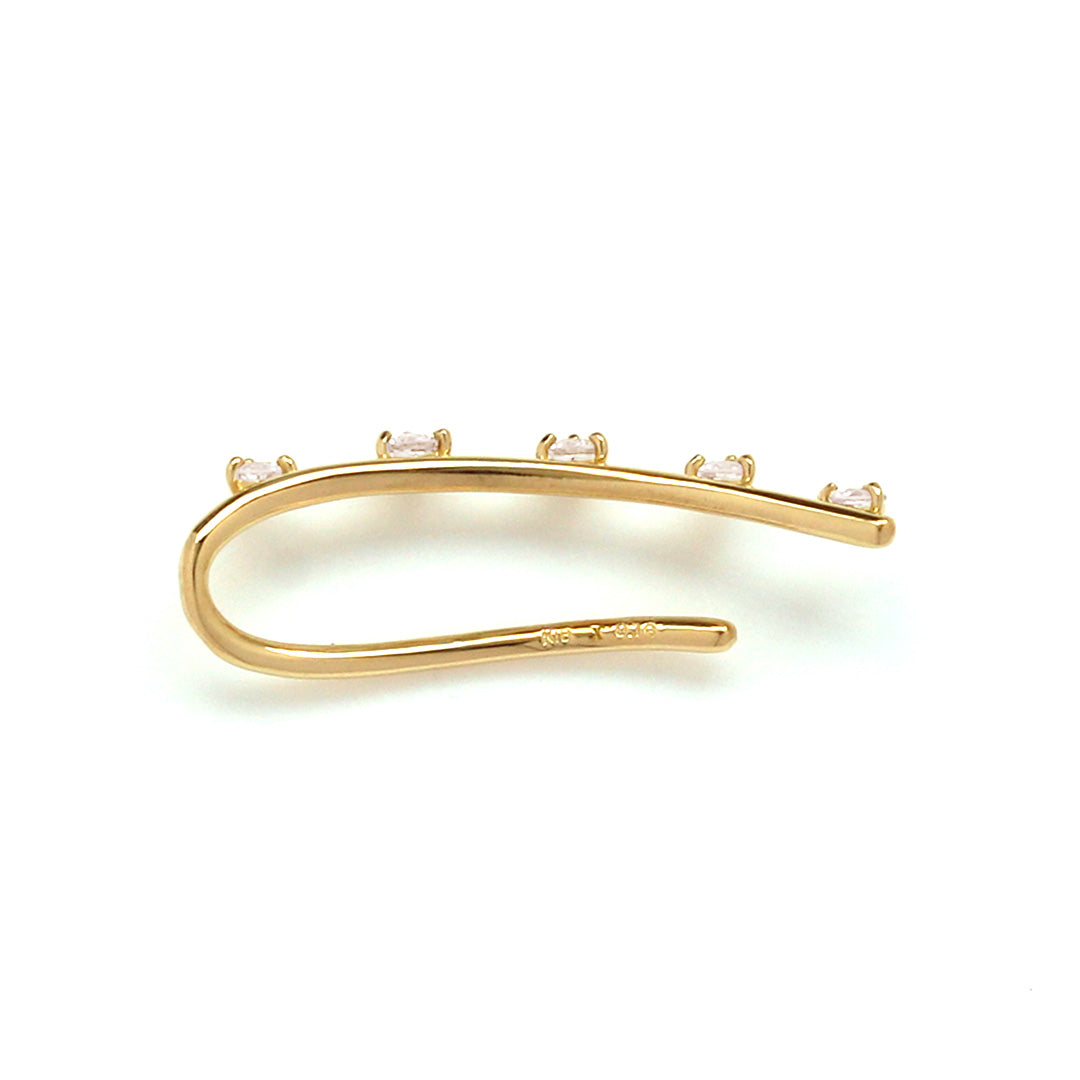 【在庫限り・即日発送】ダイヤモンド K18/K10イヤーカフ(片耳)・アドレー