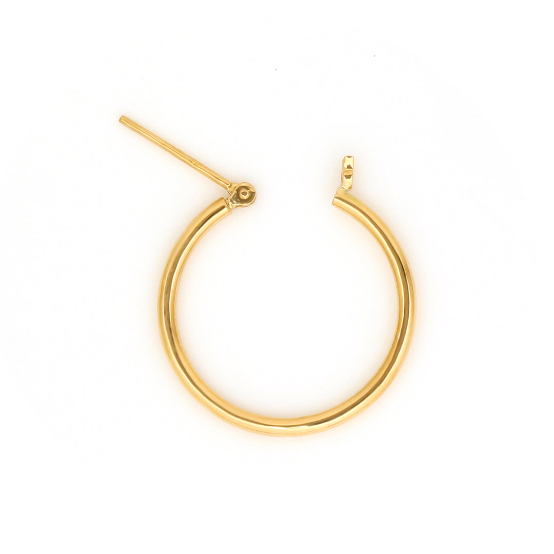 【在庫限り・即日発送】K18ピアス・アリア(25mm)