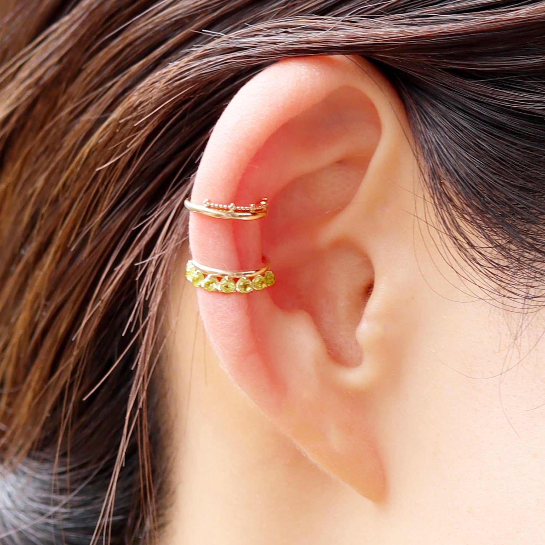 【在庫限り・即日発送】K10イヤーカフ(片耳)・デルニー