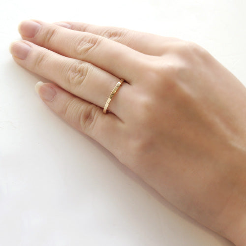 【在庫限り・即日発送】K18イエローゴールドリング・ラック