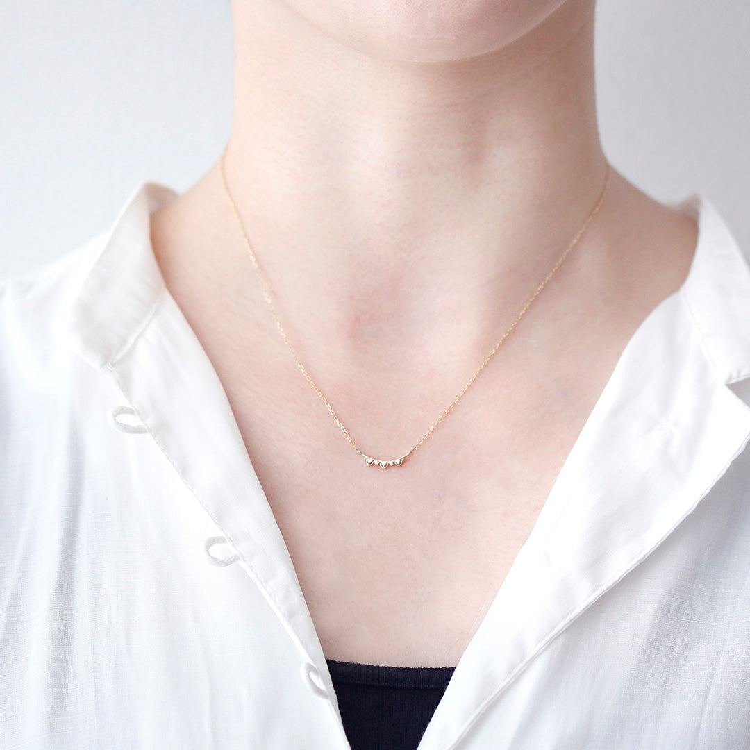 【在庫限り・即日発送】ダイヤモンド K10ネックレス・クロヌ