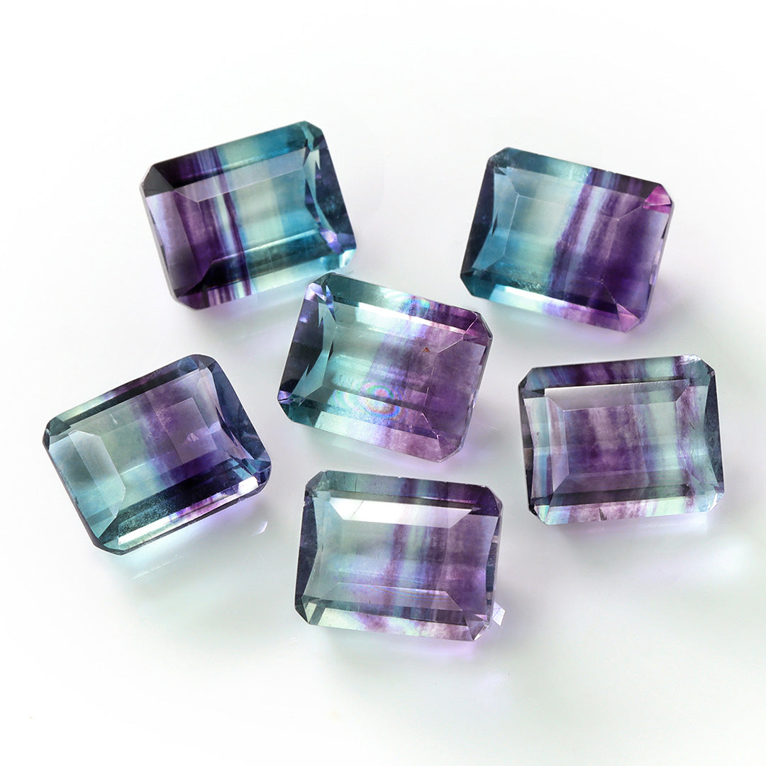 在庫限り・即日発送】レインボーフローライト K10リング・ファシネ