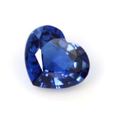 ブルーサファイア×ダイヤモンド K18/PTリング・ルナクール
