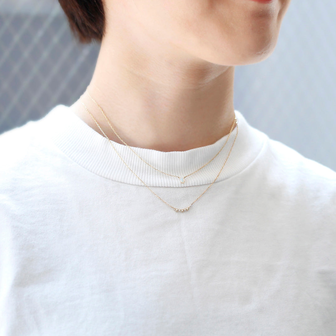 【在庫限り・即日発送】オパール K10ネックレス・シュピネ