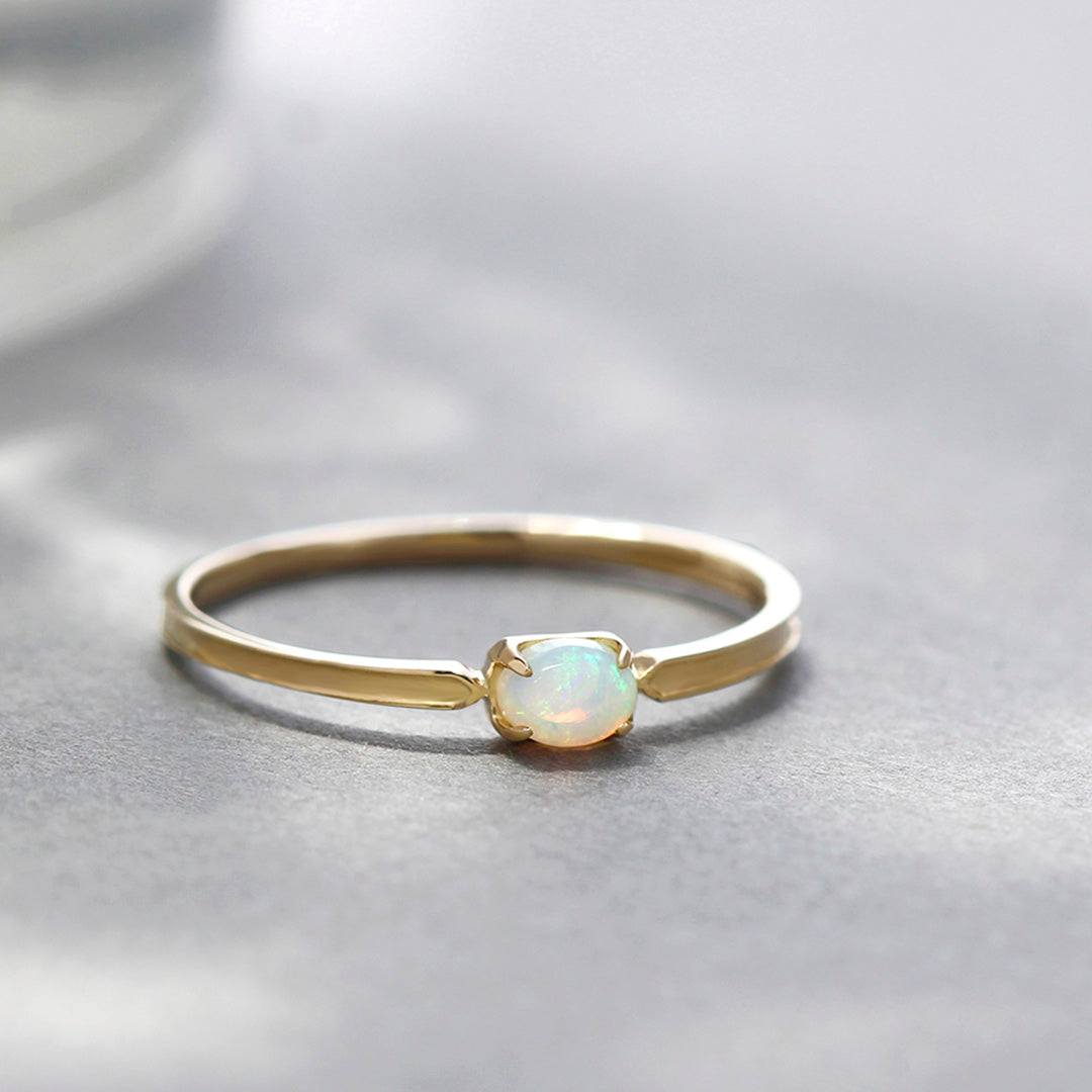 【在庫限り・即日発送】オパール K10リング・シュピネ